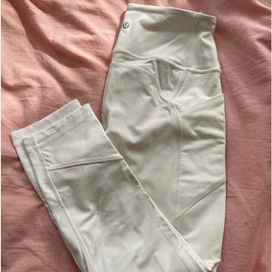 White Lululemon Leggings